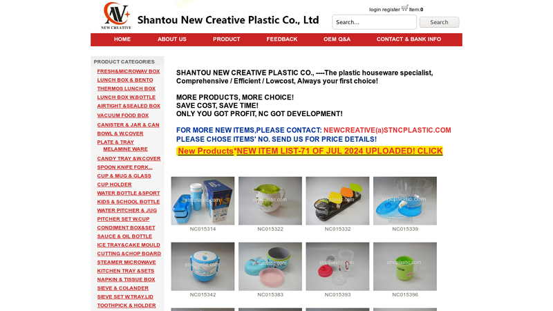 SHANTOU NEW CREATIVE PLASTIC CO.,LTD