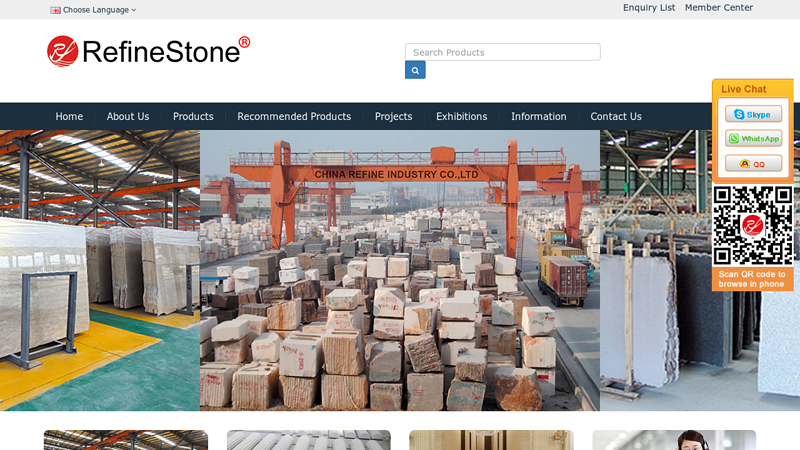 RefineStone Industrial Co.,LIMITED-A professional Chinese stone supplier for granite, marble, slate, sandstone, quartzite, basalt, limestone, travertine, onyx, pebblestone, etc.