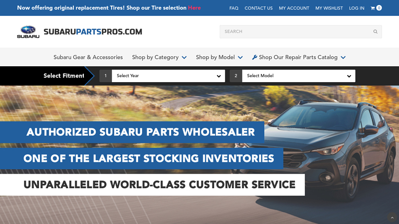 Buy Subaru Genuine Parts & Accessories | Subaru Parts Pros