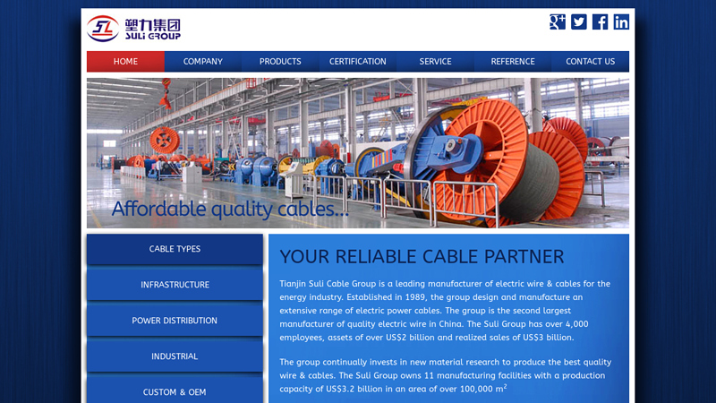 Image of Suli Cables is one of the largest electrical copper cable and wire ...