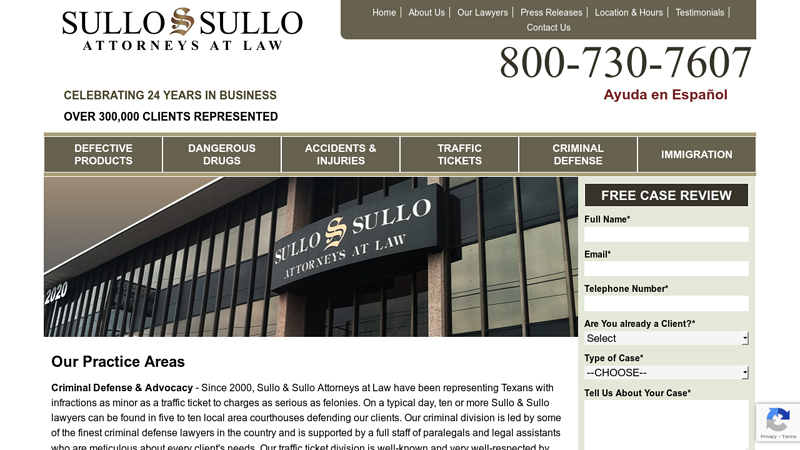 Sullo & Sullo | Houston Criminal Lawyer | Houston Criminal Attorney