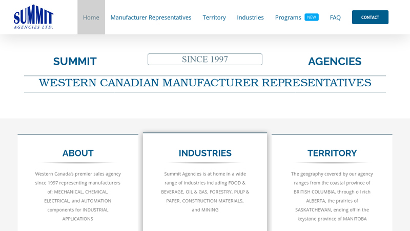 Western Canadian Manufacturer Representatives | Agents