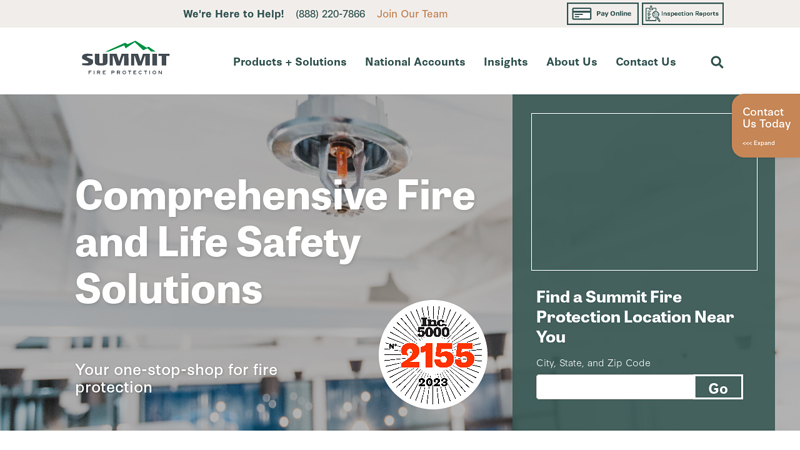 Fire Protection Service | Summit Fire Protection