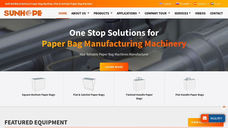 Image of Paper Bag Machine Manufacturer