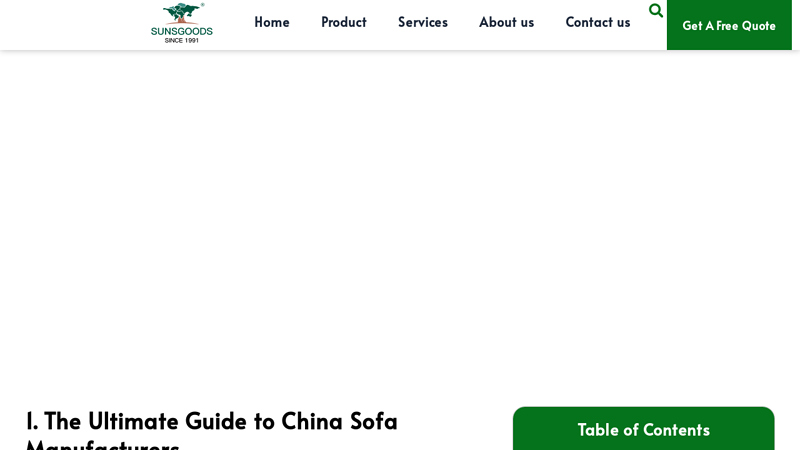 Image of Top 10 Sofa Manufacturers in China (2024)