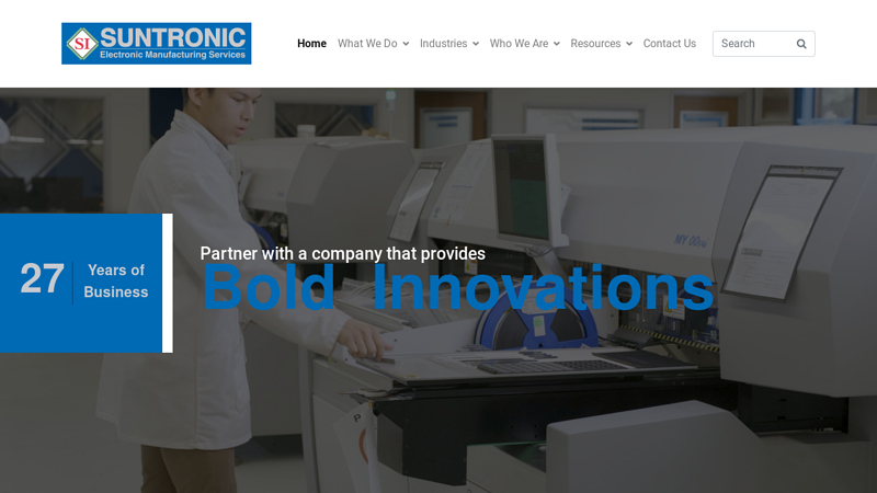 Electronics Manufacturing Services Provider | Suntronic Inc.