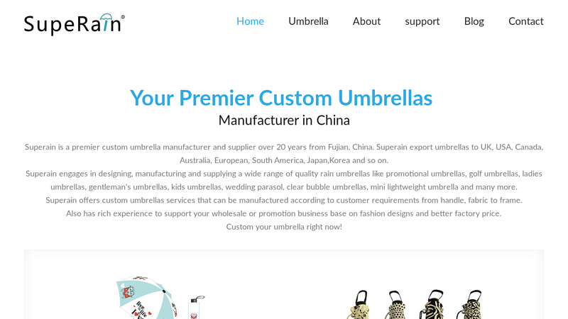 Umbrella Manufacturer,Factory, Supplier in China - Superain