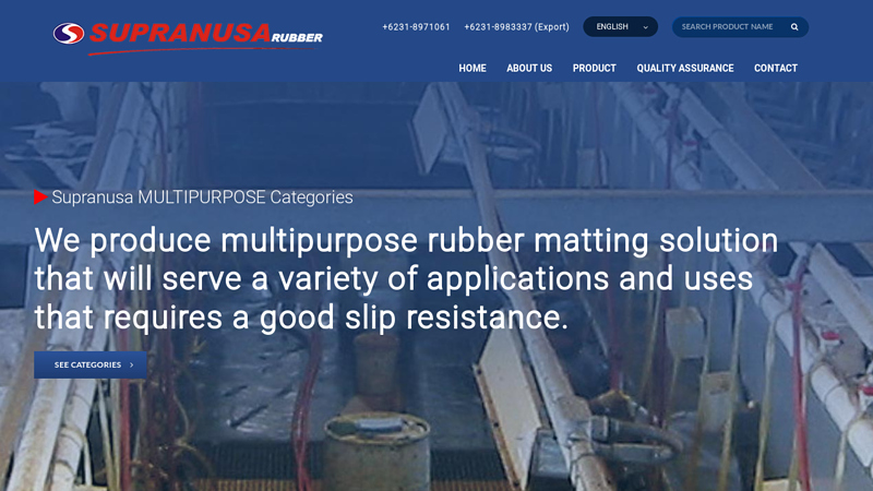 Supranusa - Rubber mats and cow bed manufacturer in Indonesia