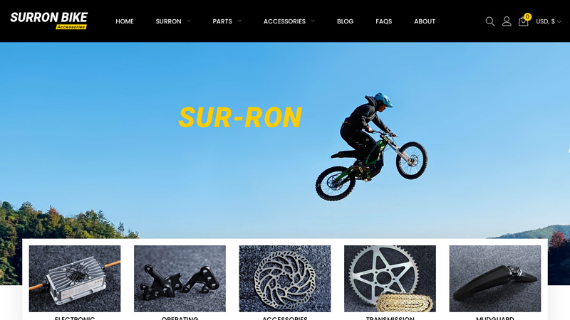 Surron Original Parts, Electric Bike Accessories Shopping Online - Surronbike