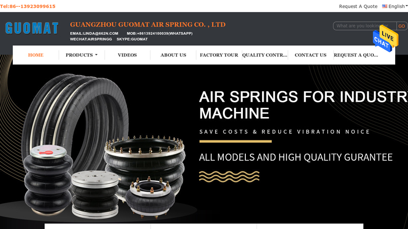 Quality Suspension Air Spring & Industrial Air Spring factory from China