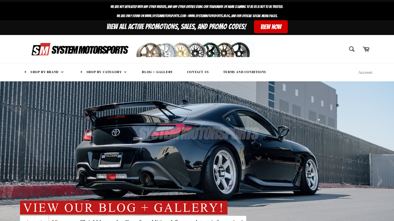 System Motorsports | Aftermarket Automotive Parts Distribution Source