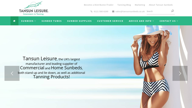 Commercial & Home Sunbed Manufacturer | Tansun Sunbeds