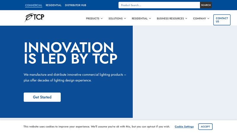 #1 LED Lighting Manufacturer - Custom Lighting & Light Bulbs | TCP