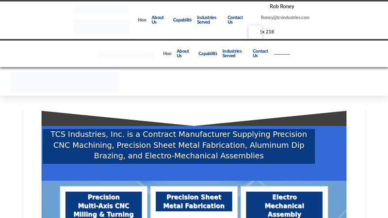 Contract Manufacturer - TCS Industries Inc