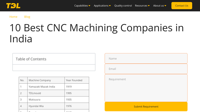 Image of 10 Best CNC Machining Companies in India