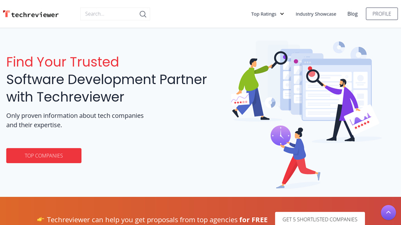 Techreviewer - Best Software Companies Ratings & Reviews