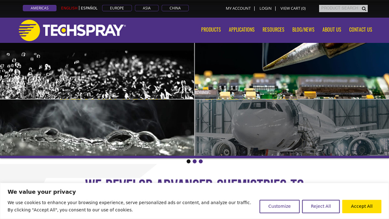 Techspray | Cleaners, Coatings, and Other Chemicals