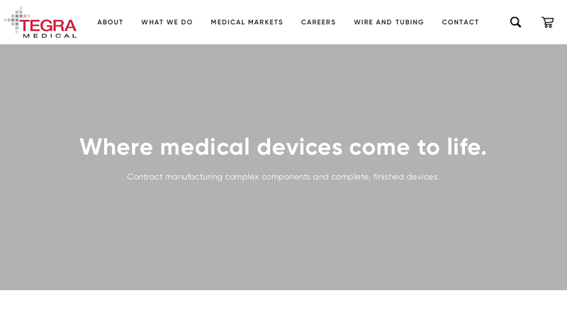 Tegra Medical | Contract Manufacturing Medical Devices