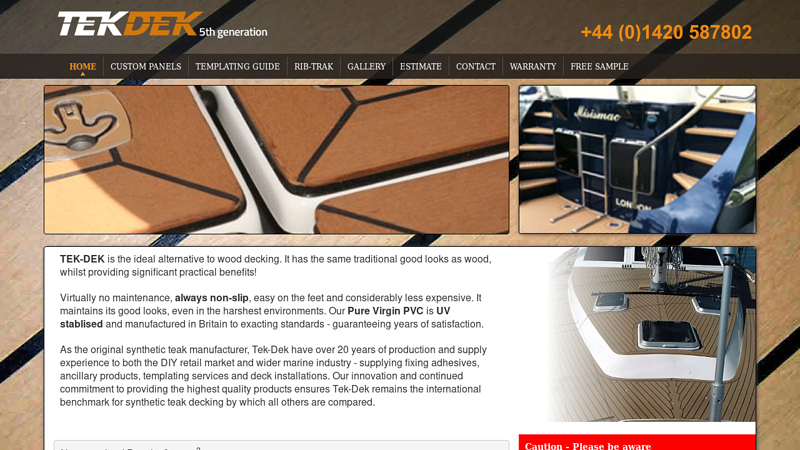 Tek-Dek - Synthetic Teak Decking