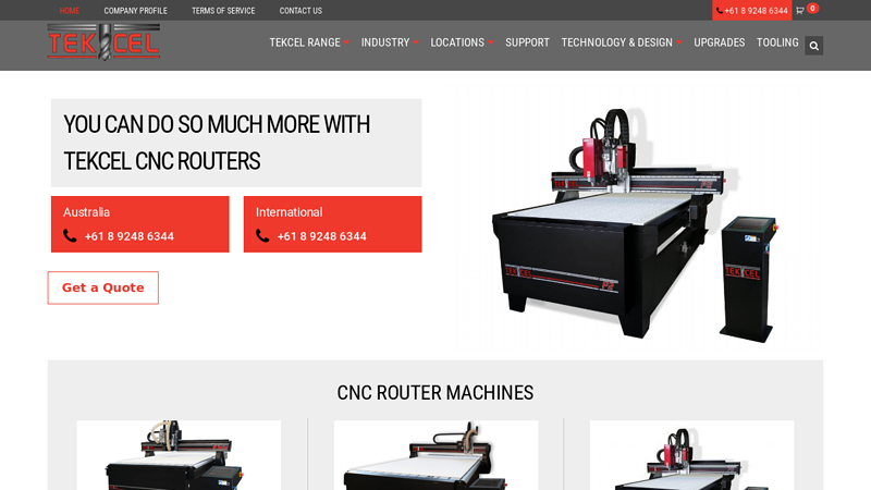 CNC Router - CNC Routing - CNC Cutting Machine | Tekcel