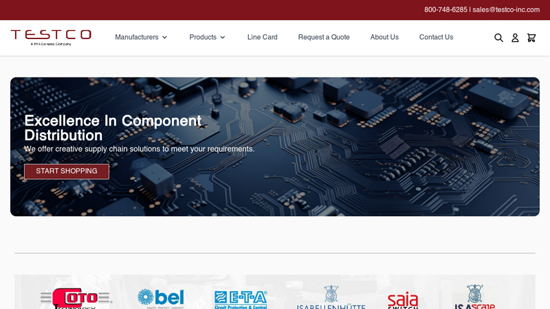 Testco | Electronic Component Distributor