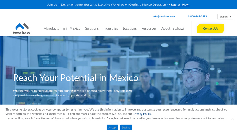 Manufacturing in Mexico: Shelter Services and Industrial Parks | Tetakawi