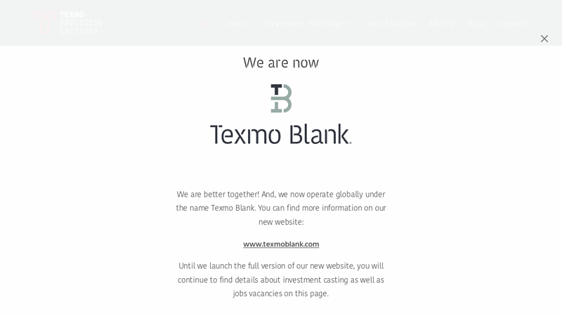 Texmo Precision Castings - Investment Casting Manufacturer and Foundry