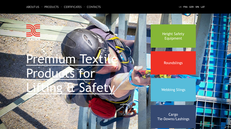 TEXORA - Textile Products for Lifting & Safety