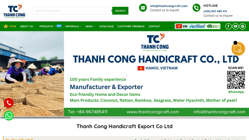 Thanh Cong Handicraft Export Co.,Ltd - Coconut Bowls Wholesale