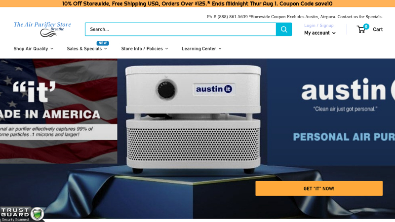 The Air Purifier Store - Best Prices, Fast Shipping, Expert Service