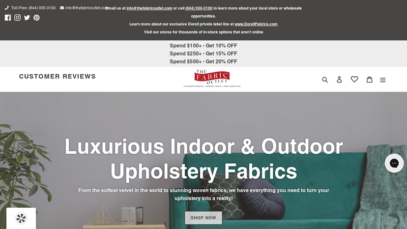 Upholstery Fabric | Furniture Upholstery | The Fabric Outlet