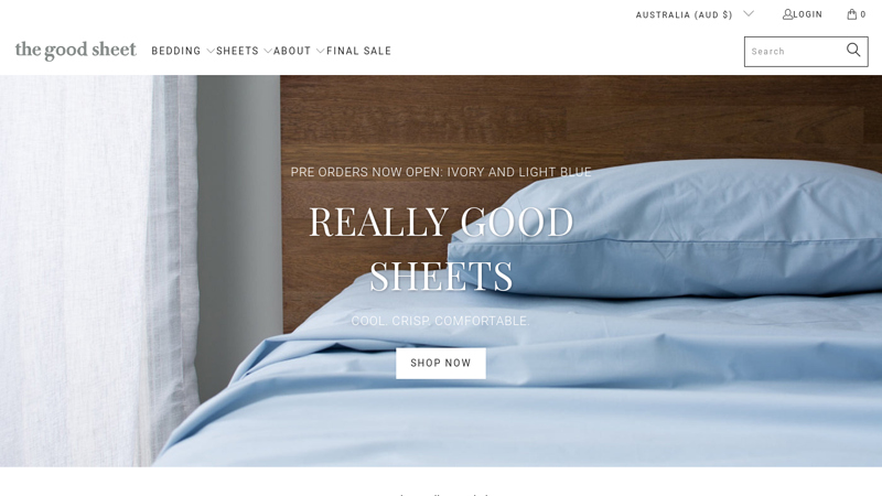 The Good Sheet | Really Good Cotton Sheets