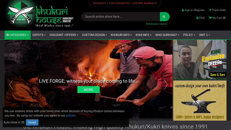 Khukuri House - KHHI | Forging Gurkha Kukri Knife since 1991