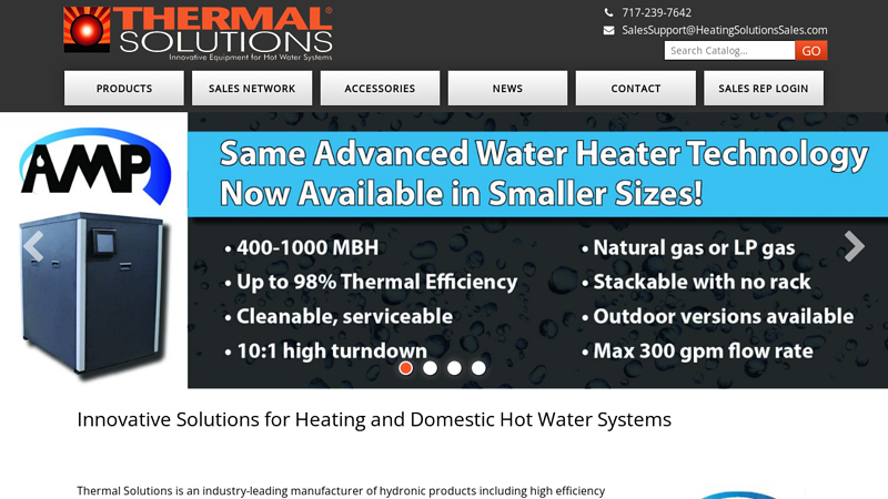 High Efficiency Hot Water Boilers and Heaters