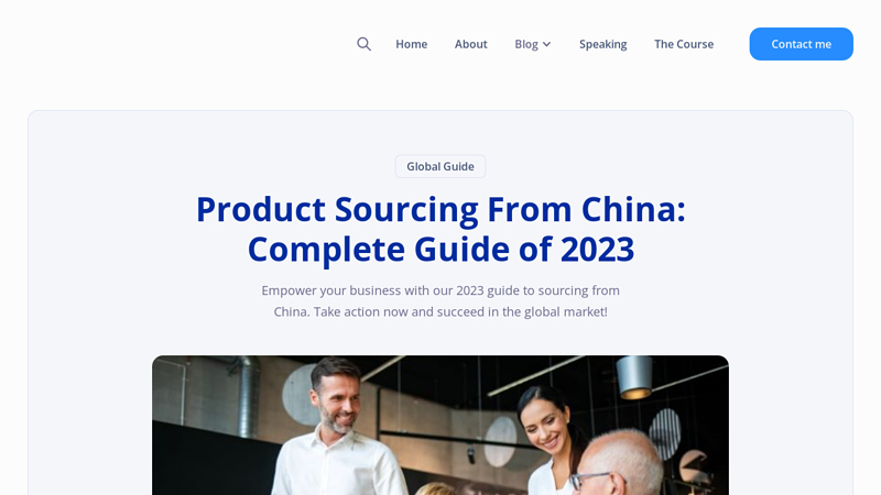 Image of Product Sourcing From China: Complete Guide of 2023