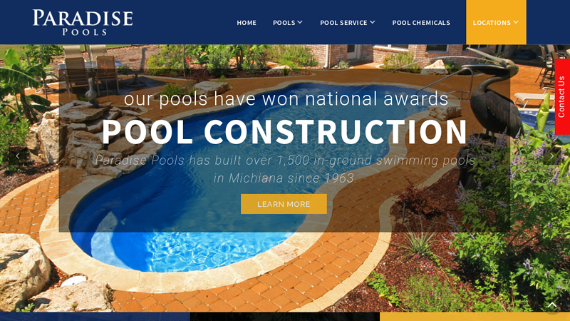 Pool Construction, Service & Supply | Paradise Pools