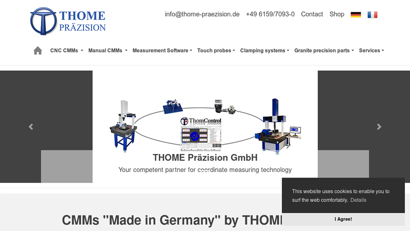 Coordinate measuring machines from THOME Pr?zision