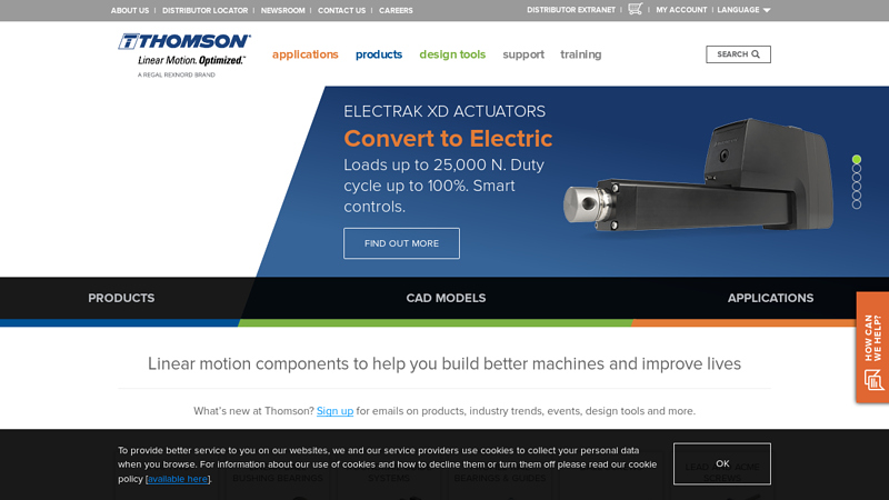 Linear Motion Optimized | Thomson