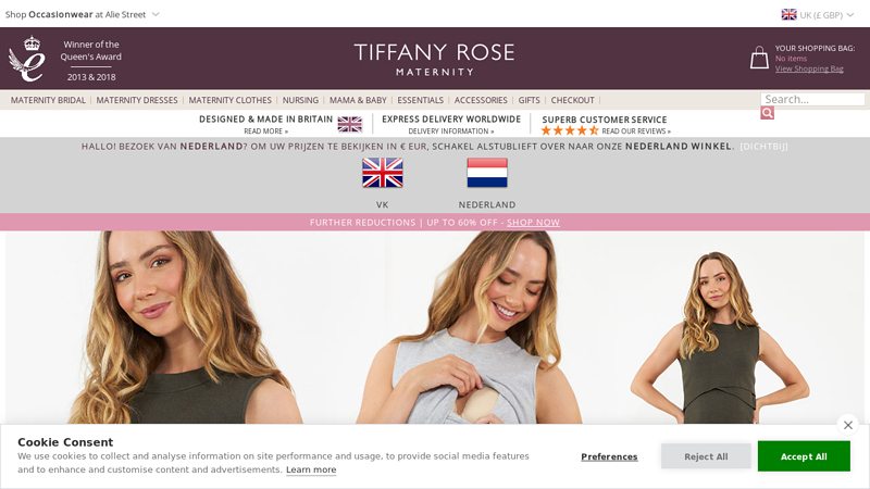 Maternity Dresses & Maternity Evening Wear by Tiffany Rose