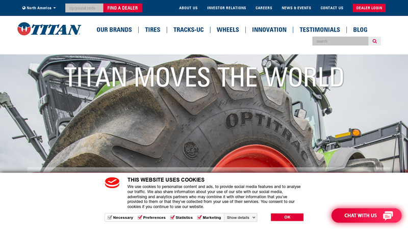 Titan International | Tires for Agriculture, Construction & More