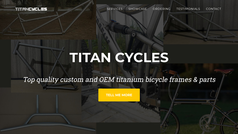 TITANcycles | custom titanium bike frames, forks and parts