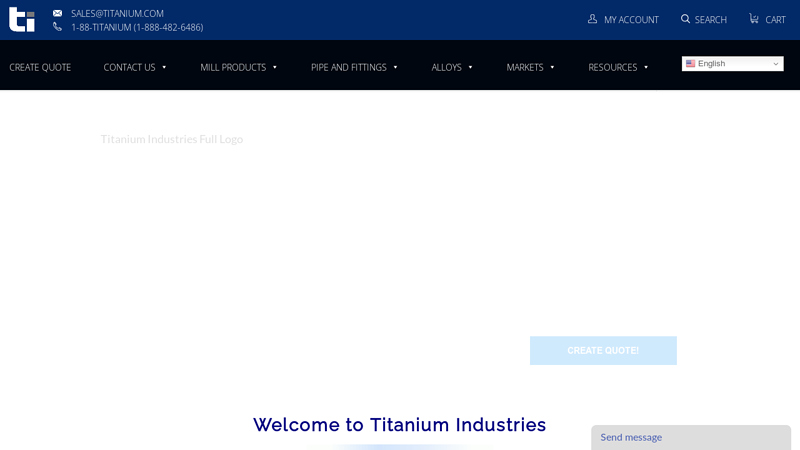 Titanium Industries, Inc. | Global Specialty Metals Supply & Distribution