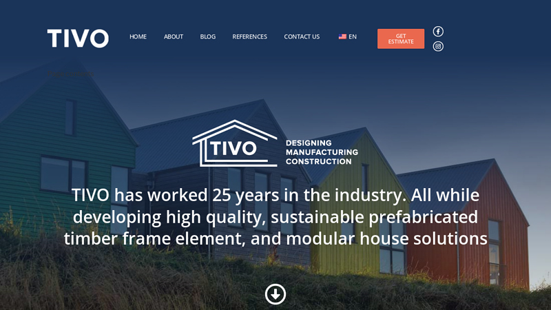 TIVO HOUSES | Timber frame and modular houses manufacturer; My title