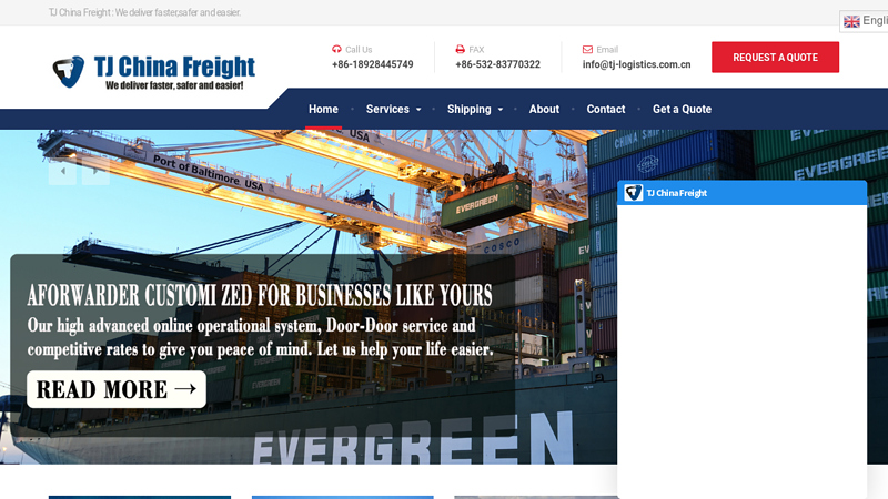 Top China Freight Forwarder of Sea Freight & Air Freight - TJ China Freight