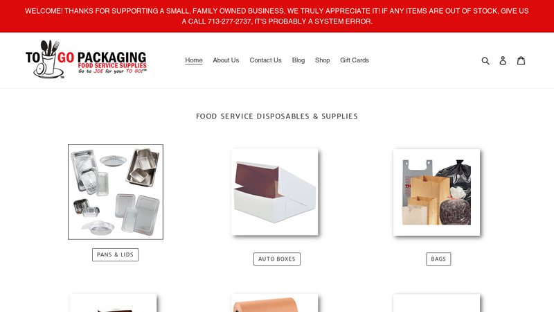 To Go Packaging: Food Service Supplies & Affordable Products