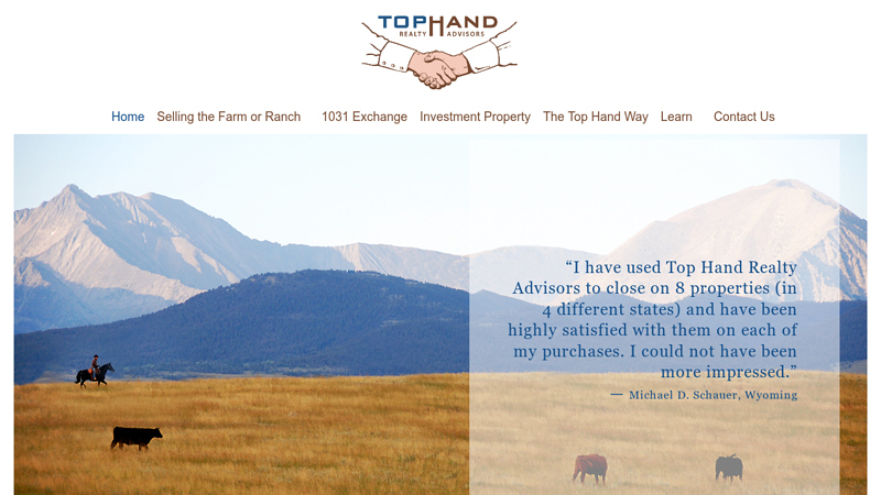 Top Hand Realty Advisors - Trusted Farm & Ranch Advisors