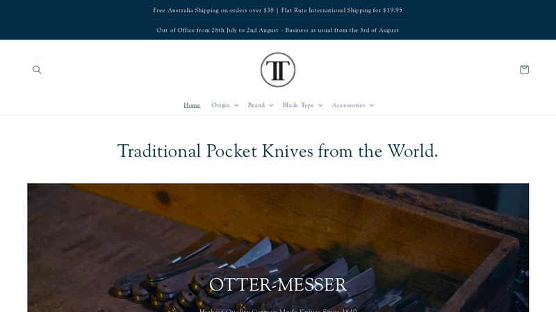 Pocket Knives Sydney, Traditional Folding Knives - Top Shelf Worldwide