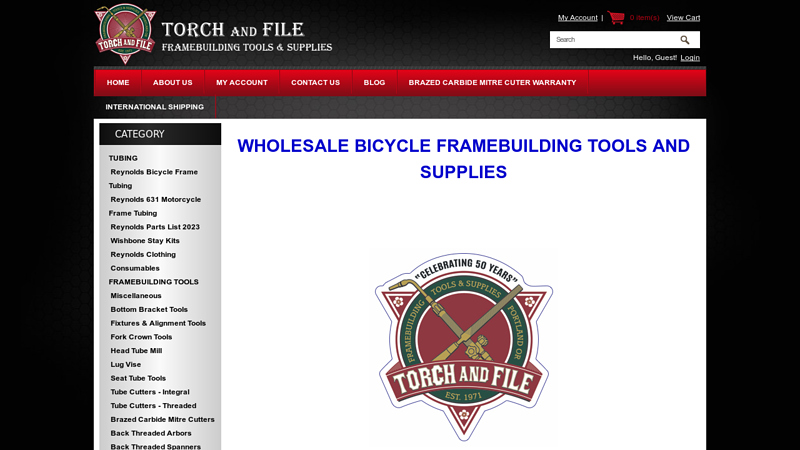 Welcome to Torch and File - Framebuilding Tools and Supplies