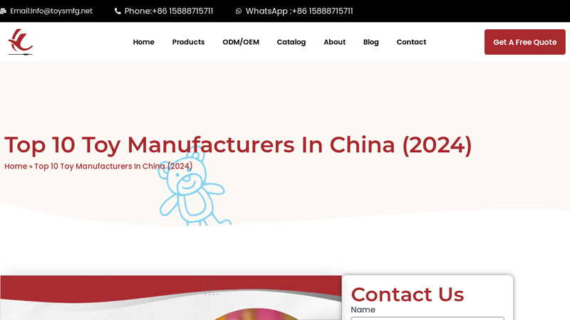 Image of Top 10 Toy Manufacturers In China (2024)