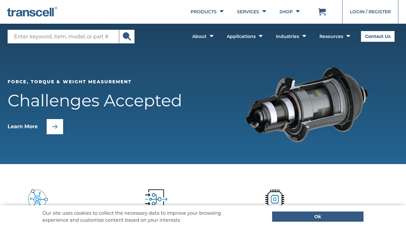 Load Cells - Weight Measurement - Force & Torque Sensors | Transcell